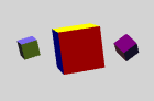 Вращение 3D кубиков
