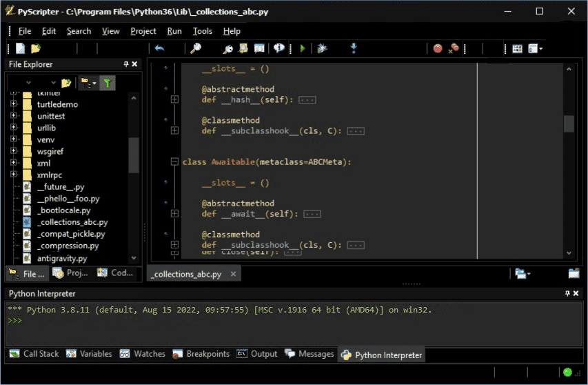 PyScripter IDE for Python