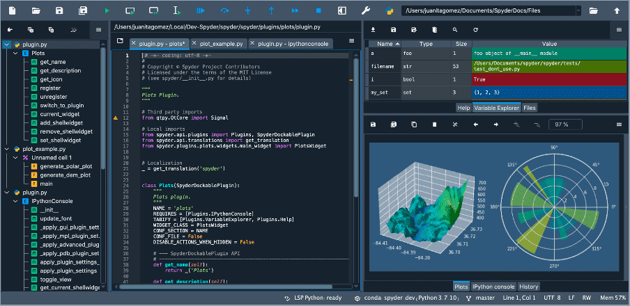 IDE Spyder Python